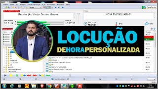 LOCUÇÃO DE HORA PERSONALIZADO PARA ZARADIO  BAIXAR [upl. by Leeann]