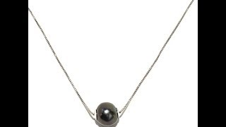 Tara Pearls Cultured Tahitian Pearl Necklace [upl. by Lytsirhc]