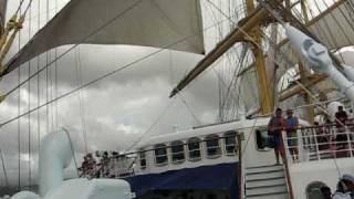 Star Clippers Royal Clipper Sails Up [upl. by Gnen182]