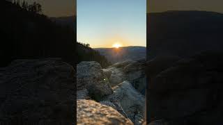 Sunset ​⁠Timelapse YosemiteNPS Glacier Pointe 07062024 [upl. by Darin]