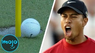 Top 10 Greatest Golf Shots Of All Time [upl. by Abbie]