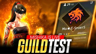 MISHIKA IS LIVE 😎 1 VS 2 GUILD TEST LIVE 😎👽 classyff nonstopgaming guildtestlive mishikalive [upl. by Poll149]