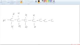 Структурная формула гептана [upl. by Philipines894]