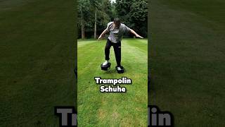 Schaffe ich einen BACKFLIP in diesen TRAMPOLIN SCHUHEN 🚀 Experiment backflip parkour [upl. by Arihday]