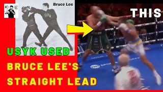 WTF USYK THIS WAS A JKD STRAIGHT LEAD  Jeet Kune Do [upl. by Nimzaj770]