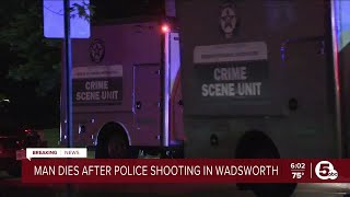 Man dies in Wadsworth police officerinvolved shooting [upl. by Yonit]