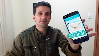 Sarahah conheça o aplicativo de MENSAGENS ANÔNIMAS que esta virando FEBRE [upl. by Linnell]