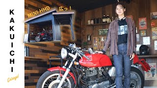 ガレージが欲しい人必見｜カクイチのかっこいいバイクガレージ MINIHHD、カーポート BCANOのご紹介 [upl. by Ahsakal]