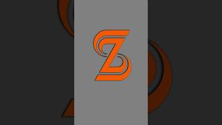 letter S  Z Logo Design in CorelDRAW [upl. by Einapets869]