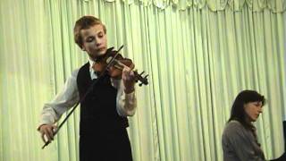 Mozart violin concert No3 1mvtUdovichenko Dmytri violinmpg [upl. by Nasas]