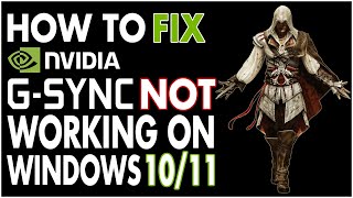 G Sync Not Working on Windows 1011  How to Fix [upl. by Frederick]