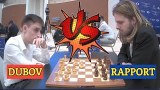 DUBOV VS RAPPORT  FIDE World Rapid amp Blitz Chess Championship 2023 [upl. by Kcirb]