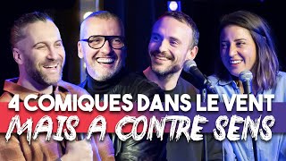 EP 16  Maxime Jerome Niel Blandine Lehout Seb Mellia  4 Comiques dans le vent [upl. by Sayce]