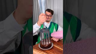 How to eat CHOCOLATE CAKE properly like a dad😎❤️🍰 CHEFKOUDY [upl. by Seedman798]