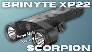 BRINYTE XP22 Scorpion Tactical Light Review [upl. by Rosel]