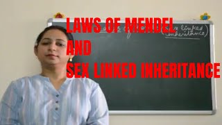 LAWS OF MENDEL AND SEX LINKED INHERITANCEEasy explanation AS PER ICSE Class 10th [upl. by Denn]