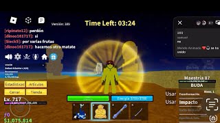 Todos me ayudan a subir mi fruta Buddha Blox Fruits Roblox bloxfruits roblox gaming [upl. by Elburt]