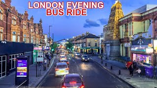 London Bus Route 147  Ilford Broadway To Canning Town Station  Evening Bus Ride [upl. by Alaet]