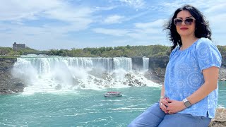 Niagara FallsOntario Canada🇨🇦بازدید از آبشارهای نیگارا و سفر به کانادا استان انتاریو شهر تورنتو [upl. by Nalo]