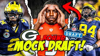 Green Bay Packers OFFICIAL 3 Round Mock Draft  2024 [upl. by Weissmann817]