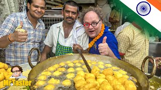 Indian Street Food Tour at Lajpat Nagar Market Delhi Must Try Street Food [upl. by Pimbley326]