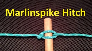 Marlinspike Hitch  Great for pulling on a line or hanging a hammock [upl. by Nelloc]