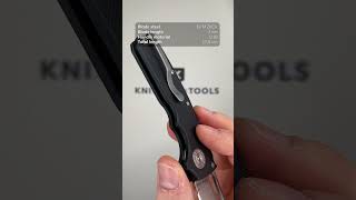 Demko Knives Shark Cub Shark Lock Shark Foot SC 20CV BLKG10 SF Black G10 pocket knife [upl. by Hermina]