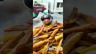 FRENCH FRISE 🍟👌🏻  Easy Way To Make French Frise At Home shorts trending snacks short [upl. by Vittoria]