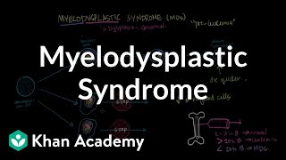 Myelodysplastic syndrome  Hematologic System Diseases  NCLEXRN  Khan Academy [upl. by Pyne]