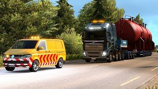 70T OVERSIZE LOAD  Special Transport DLC First Look  Euro Truck Simulator 2 [upl. by Danete]