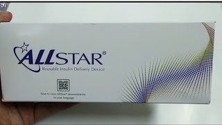 How To Refill Lantus insulin in Allstar pen  Know How to Use insulin at Home  AllStar Reusable [upl. by Anyaled]