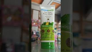 Mama Earth Tea Tree Facewash Only 249⚡mamaearth ytshorts makeupshorts [upl. by Anglim119]