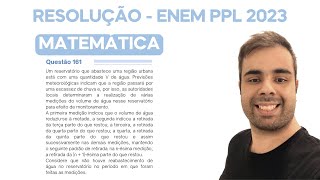 ENEM PPL 2023 – Um reservatório que abastece uma região urbana está com uma quantidade V de água [upl. by Perreault]