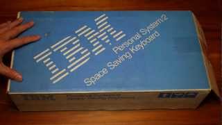 IBM Model M SpaceSaver Keyboard Unboxing [upl. by Anahsirk218]