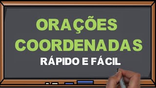 Orações Coordenadas  Rápido e fácil I Português Online [upl. by Ajiak]