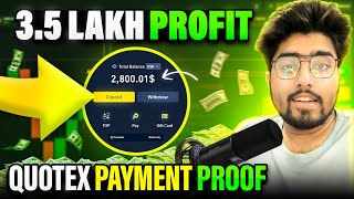 35 Lakh BDT Payment Recieved From Quotex  Quotex Payment Proof  How To Withdraw  2024  RG [upl. by Idner]