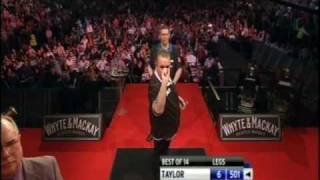 Premier League Darts 2008  Week 1  James Wade v Phil Taylor pt 5 [upl. by Feinstein]