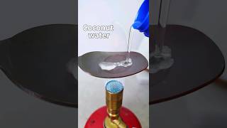 Coconut water Vs Hot Spoon experiment asmr satisfyingasmr [upl. by Blayne]