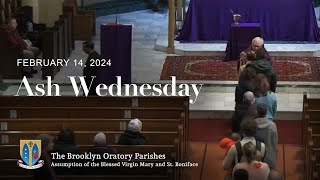 Ash Wednesday  Liturgy of the Word  February 14 2024  BROOKLYN ORATORY [upl. by Lamdin]