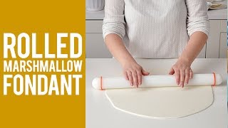 Easy Homemade Marshmallow Fondant Recipe [upl. by Ain]