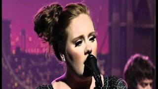 Adele  Chasing Pavements Live Debut on The Late Show with David Letterman [upl. by Notsej483]