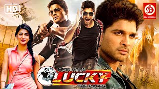 Allu Arjun Blockbuster Movie quotMain Hoon Lucky The Racerquot Full Hindi Dubbed Movie Shruti Haasan [upl. by Atiuqrahc]