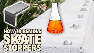 HOW TO REMOVE SKATESTOPPERS Highly Illegal [upl. by Ayital]