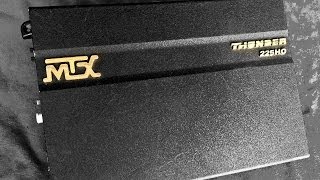 MTX Thunder 225HO Amp Dyno Wattage Test [upl. by Saretta]