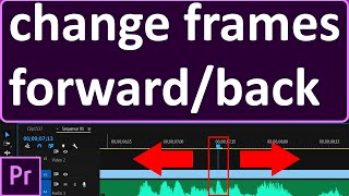 How to change the step forward or back frames in Premiere Pro [upl. by Durante]