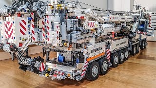 Lego Technic Liebherr LTM 11200 Crane Details MOC by Jeroen Ottens [upl. by Sido]