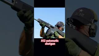 A12 automatic Shotgun gunmilitary shortvideo shoot shorts usagunshort [upl. by Schnurr79]