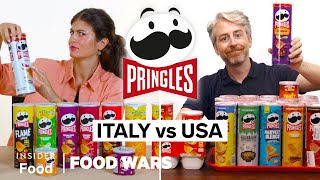 US vs Italy Pringles  Food Wars  Insider Food [upl. by Noynek731]