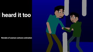 i heard it too Sticknodes animation Remake of Axeman Cartoons Animation [upl. by Pena]