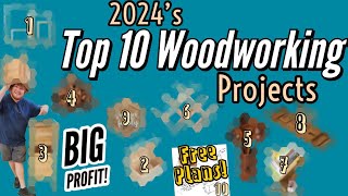 10 Projects That Sell All Year FREE PLANS makemoneywoodworking projectsthatsell woodworking [upl. by Annalee]